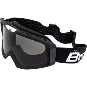 OTG Motorcycle Goggles Fit Over Glasses ATV Riding Padded UV Protection Black